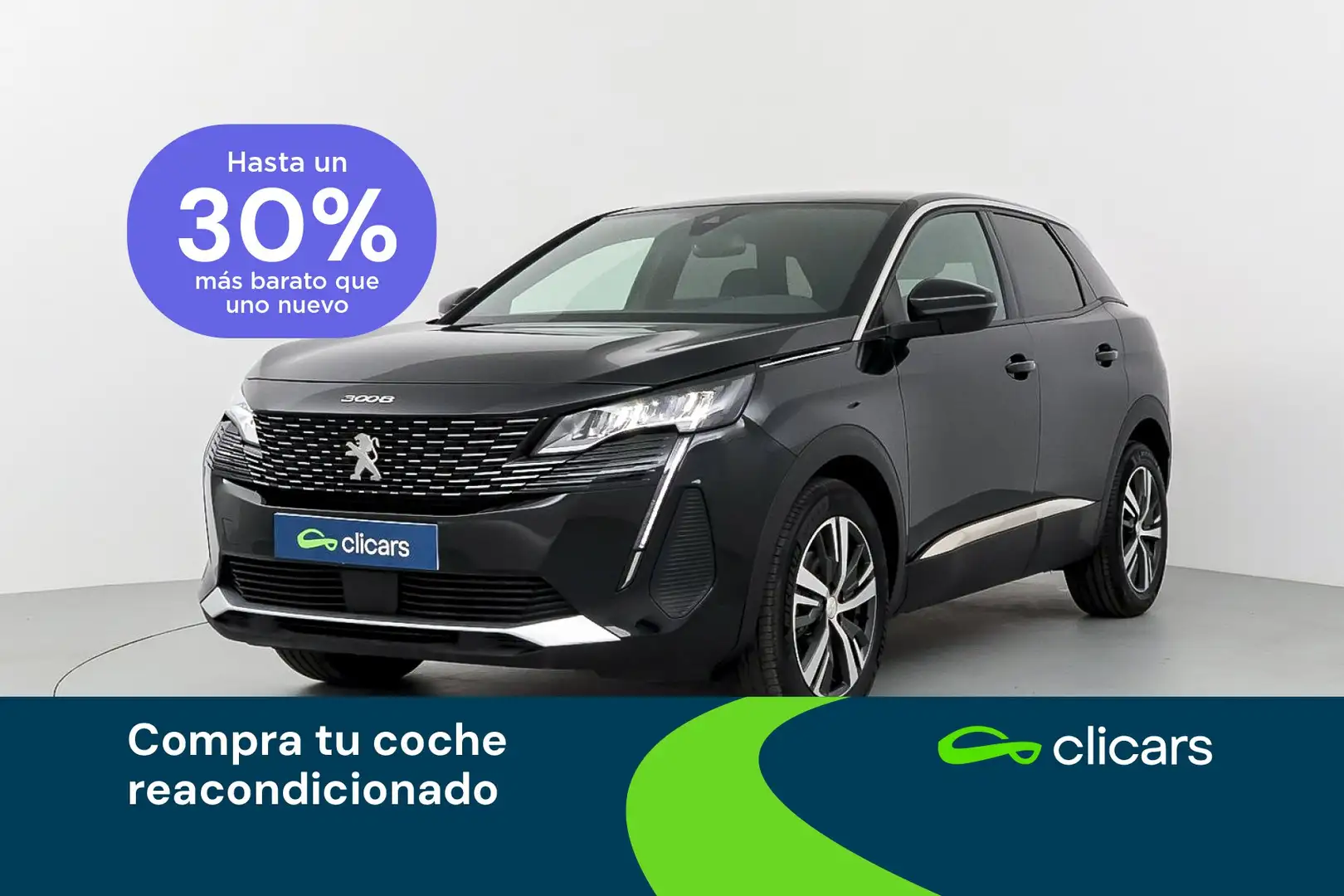 Peugeot 3008 1.2 S&S PureTech Allure Pack 130 Negro - 1