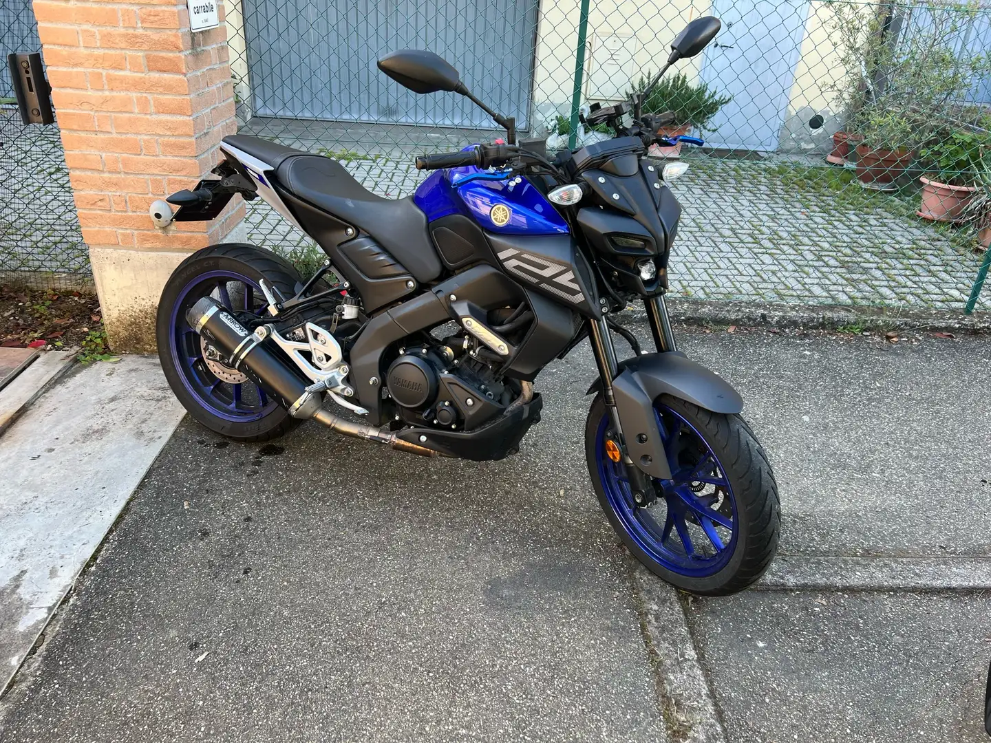Yamaha MT-125 sportivo Синій - 1