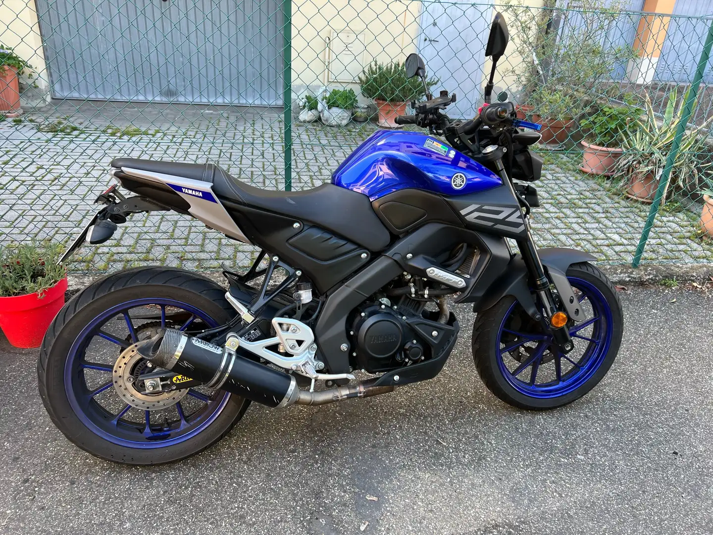 Yamaha MT-125 sportivo Bleu - 2