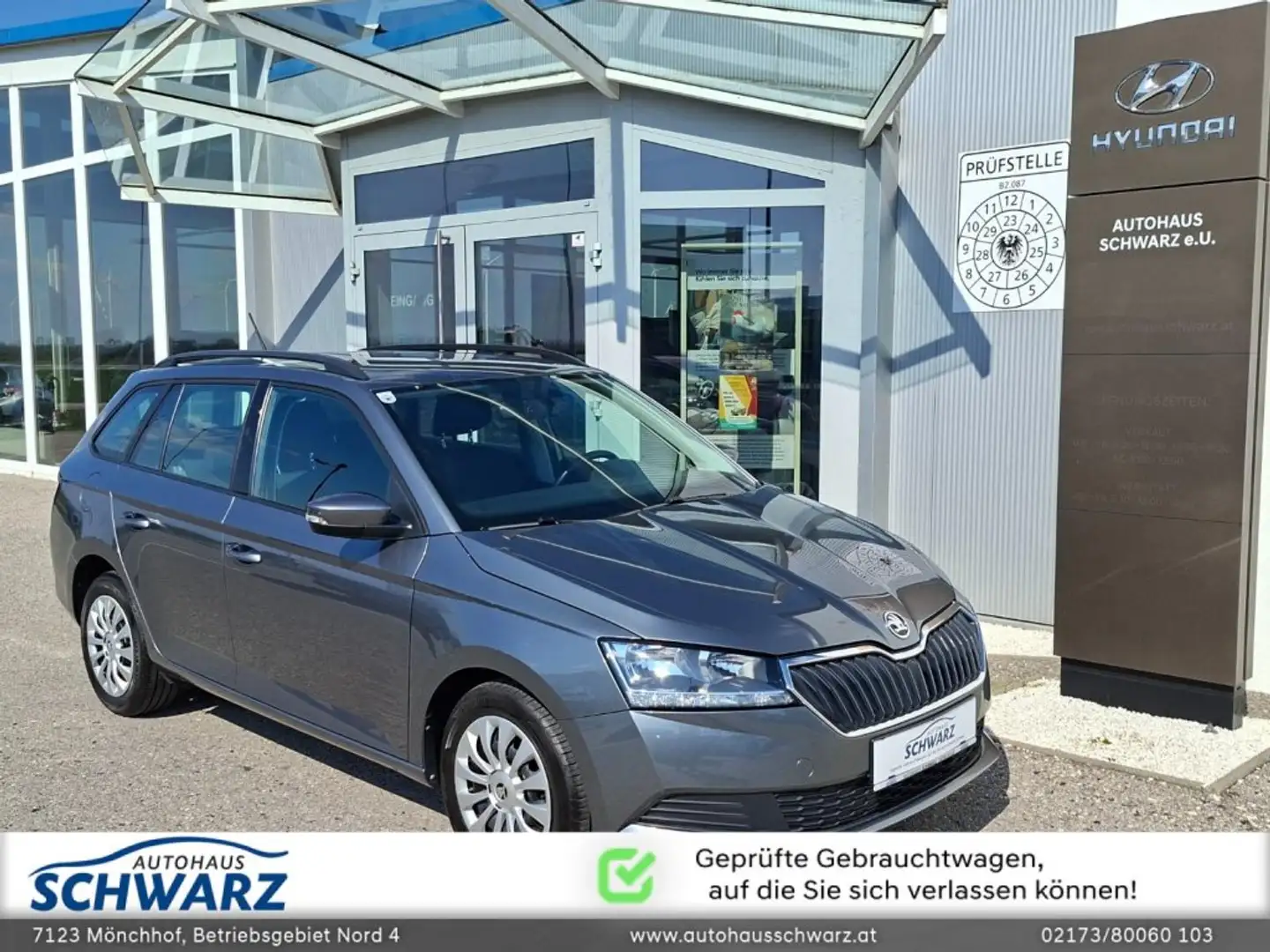 Skoda Fabia Combi 1,0 TSI Style Grau - 1