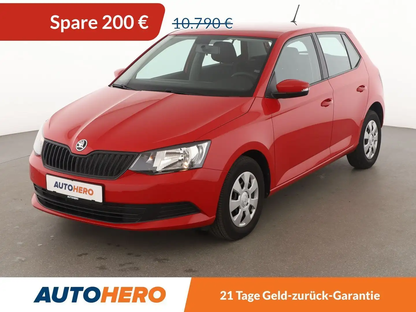 Skoda Fabia 1.0 MPI Active*KLIMA*GARANTIE* Rot - 1