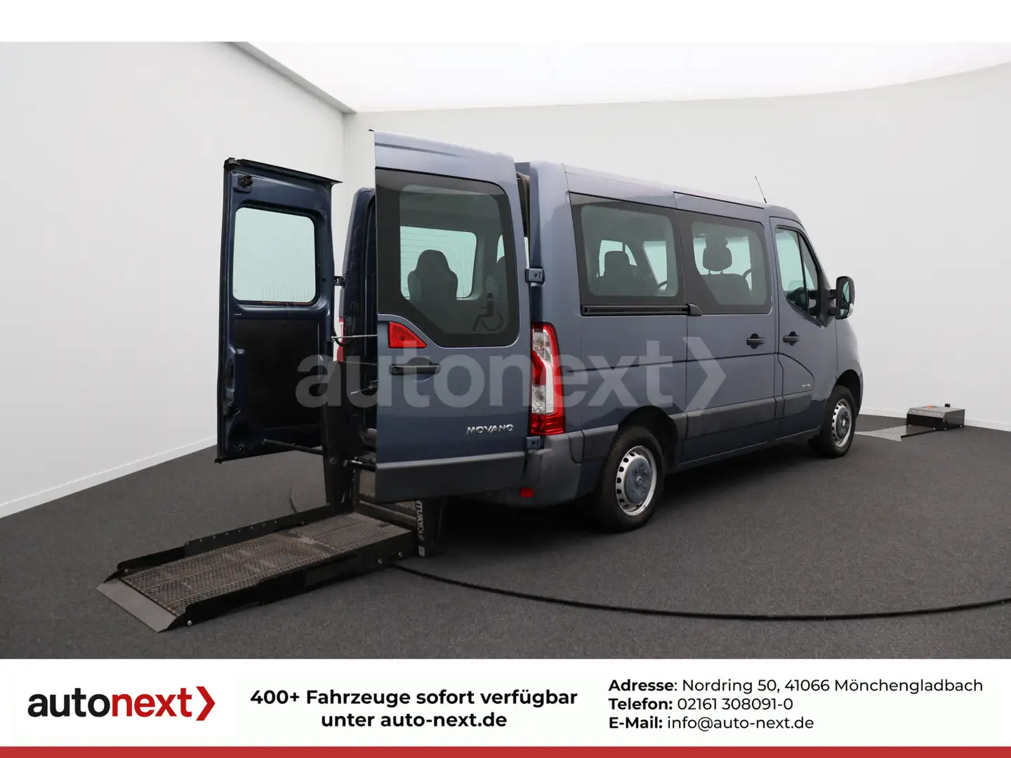 Opel Movano Automatik *Selbstfahrer* Rollstuhl-Lift (4301) Blau - 1