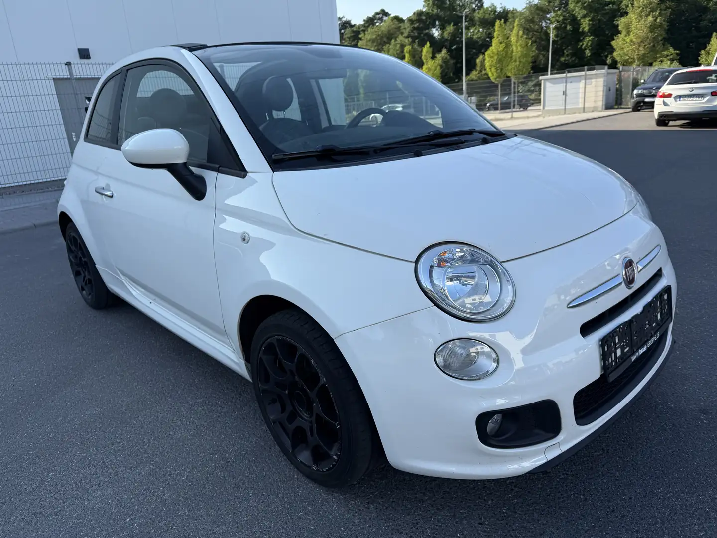 Fiat 500 Cabrio Klima Neue Tüv Blanc - 2