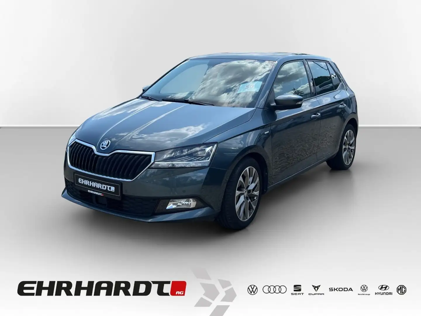 Skoda Fabia 1.0 TSI Clever PANO*LED*NAV*SHZ*ACC*PDC*NEBEL*D... Gris - 1