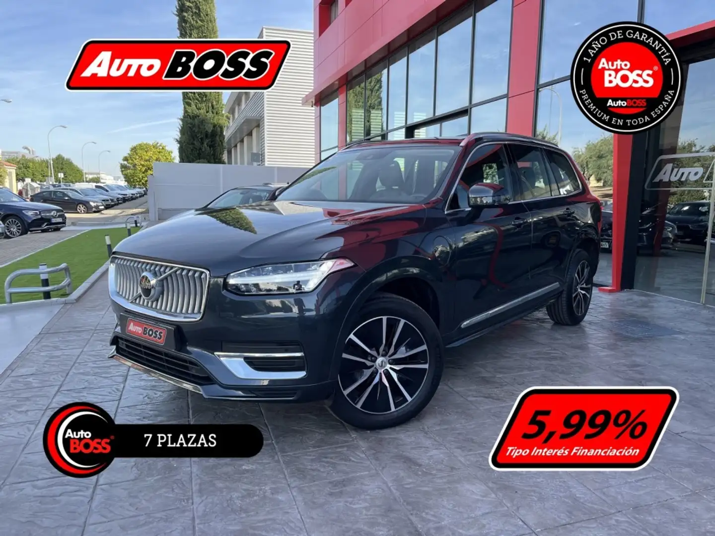 Volvo XC90 T8 Recharge Inscription AWD Aut. Bleu - 1
