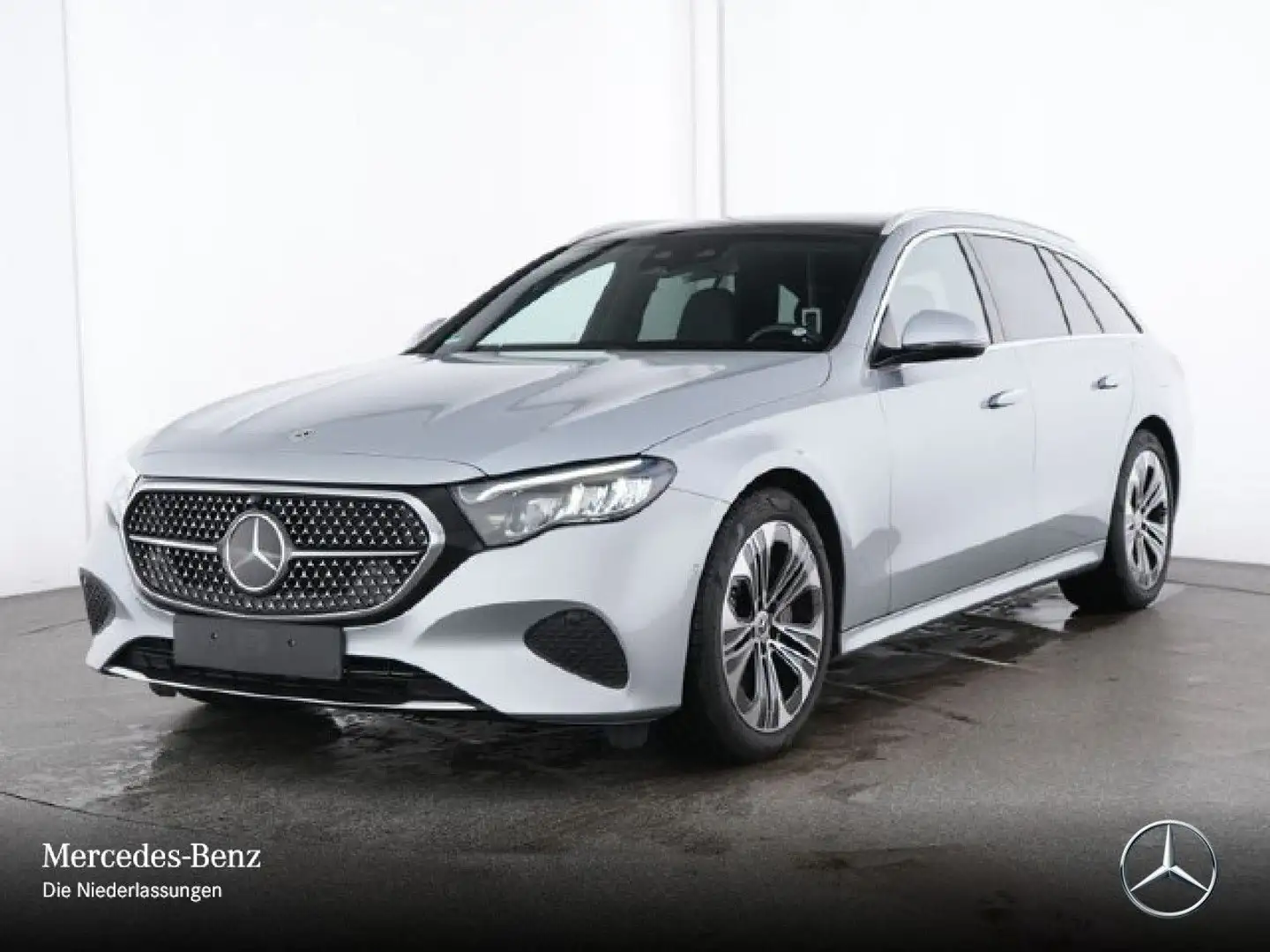 Mercedes-Benz E 300 de T Hybrid Avantgarde Fahrass Pano Distr. Silber - 2