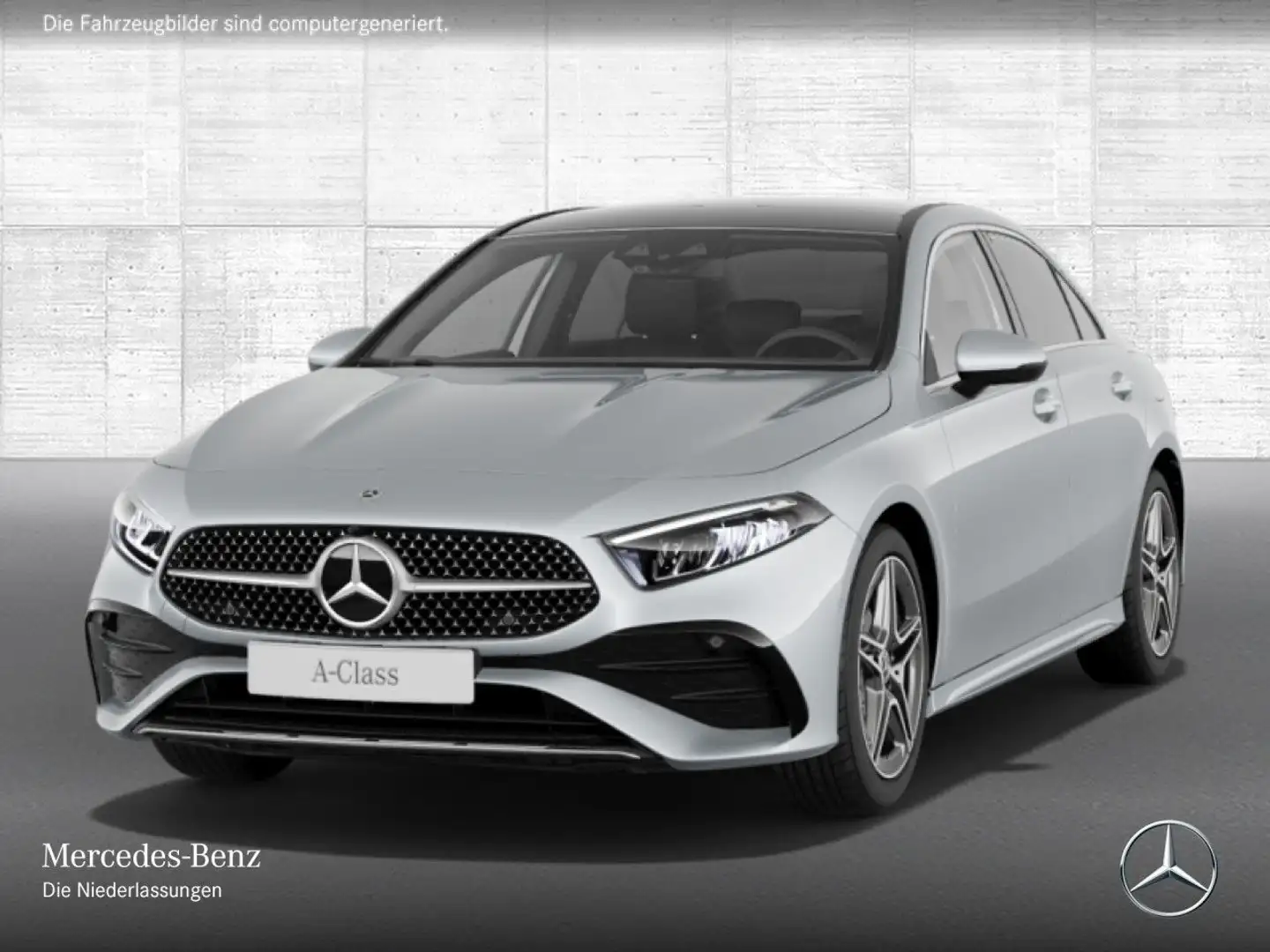 Mercedes-Benz A 200 Lim AMG+PANO+LED+KAMERA+KEYLESS+7G Silber - 2