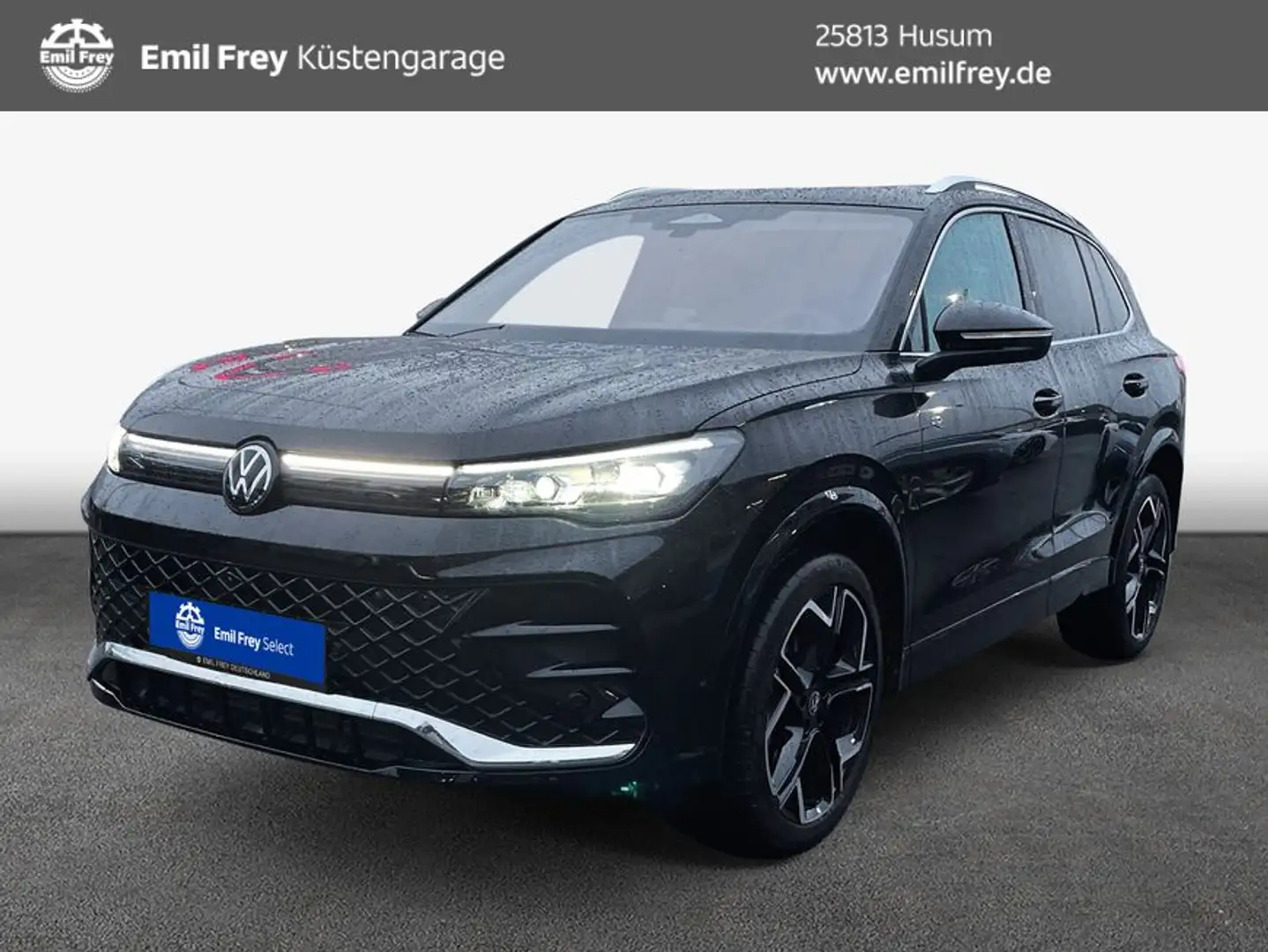 Volkswagen Tiguan 2.0 TDI 4MOTION DSG R-Line NAVI AHK 360°C Schwarz - 1