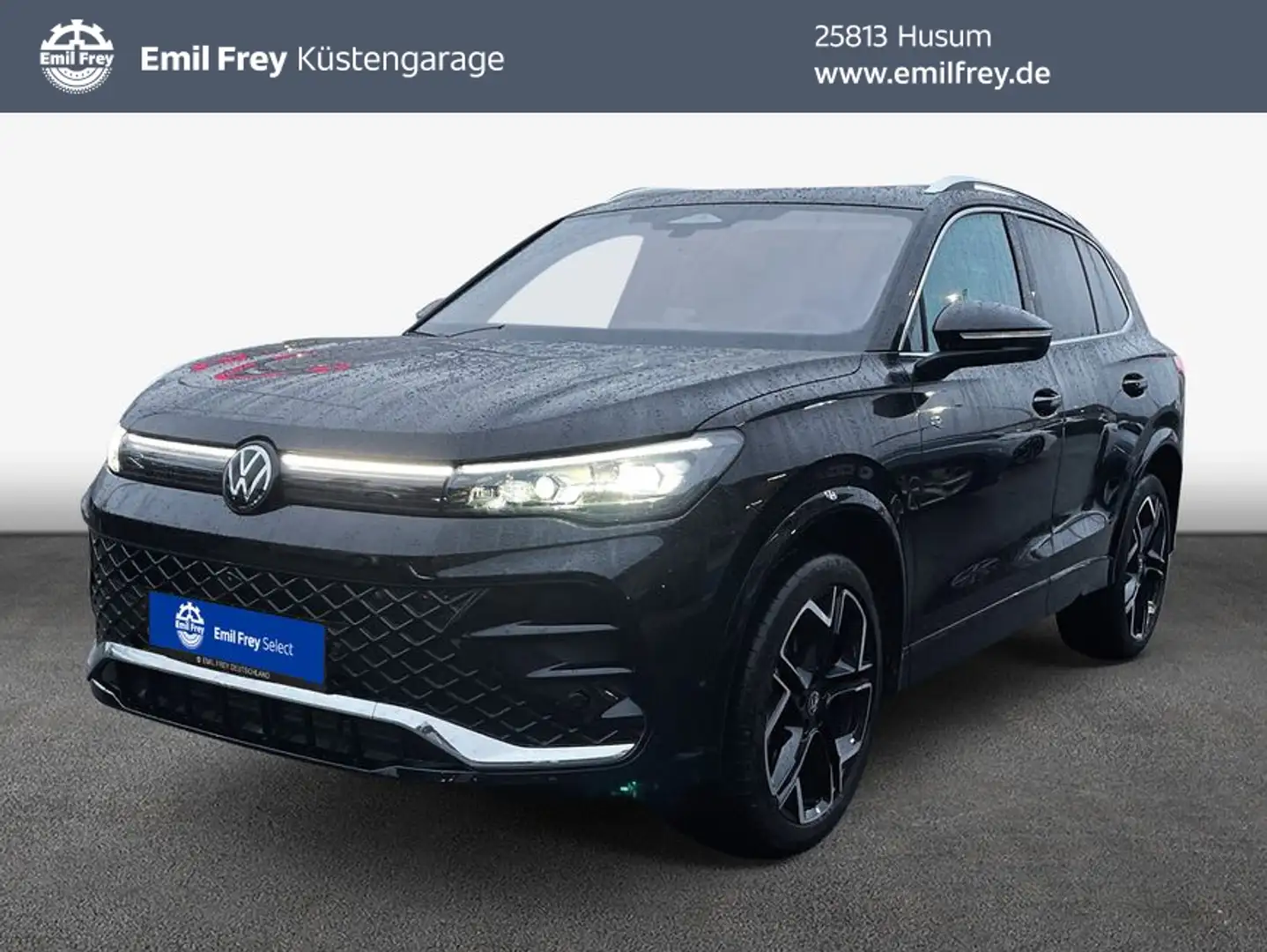 Volkswagen Tiguan 2.0 TDI 4MOTION DSG R-Line NAVI AHK 360°C Schwarz - 1