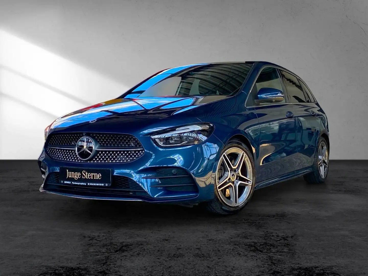 Mercedes-Benz B 250 B 250 4M AMG L. HUD Pano 360° Distr AHK Memory Blau - 2