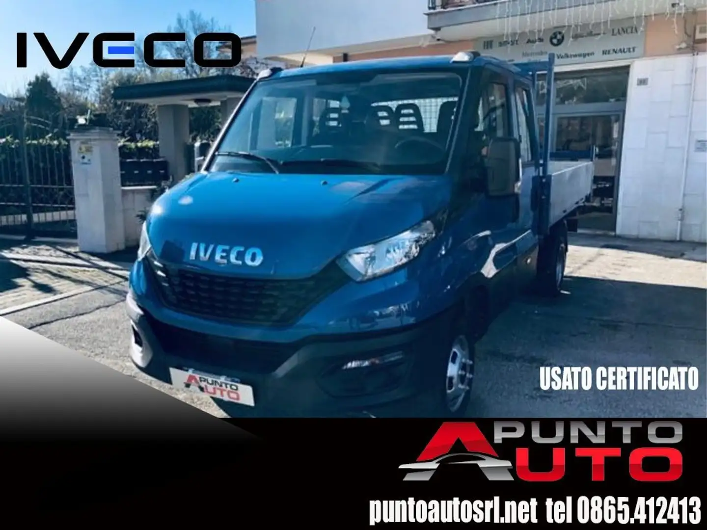 Iveco Daily 35C14 2.3 DOPPIA CABINA RIBALTABILE BLU Blu/Azzurro - 1