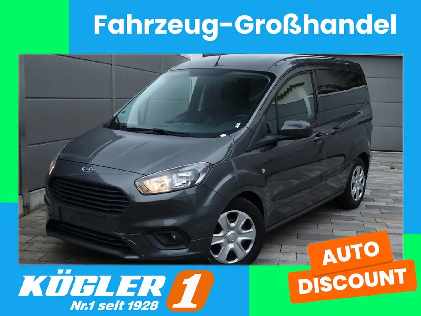 Ford Tourneo Courier Ecoboost Trend Grau - 1