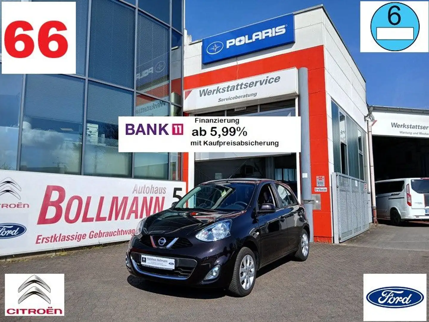 Nissan Micra Acenta, KLIMA,Servo,Sitzheizung, nur36.000 Noir - 1