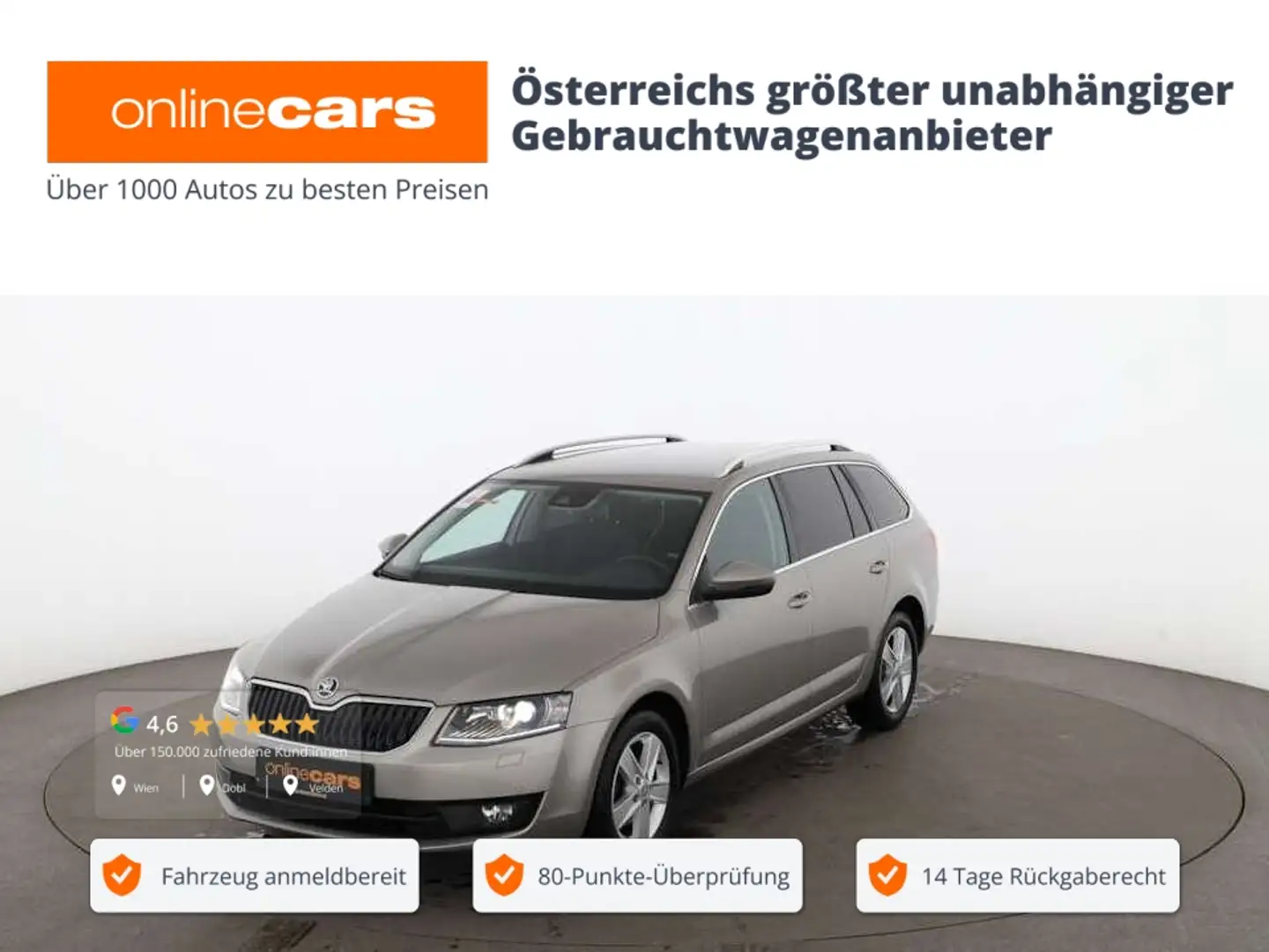 Skoda Octavia Combi 1.4 TSI Elegance XENON CANTON TEMP Gelb - 1