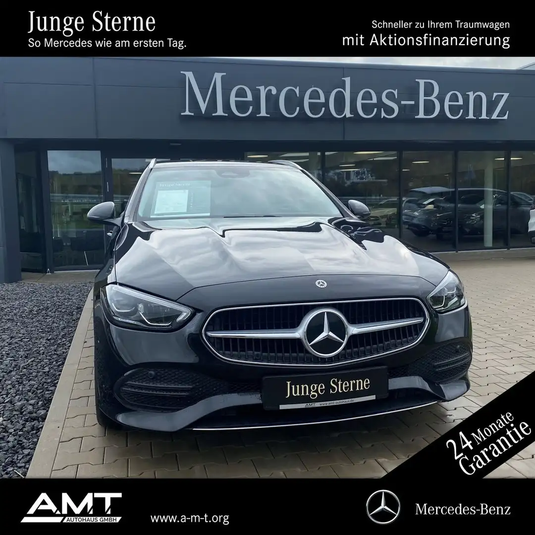 Mercedes-Benz C 220 d T-Modell Avantgarde MBUX*AHK*PTS*Automa. Schwarz - 1