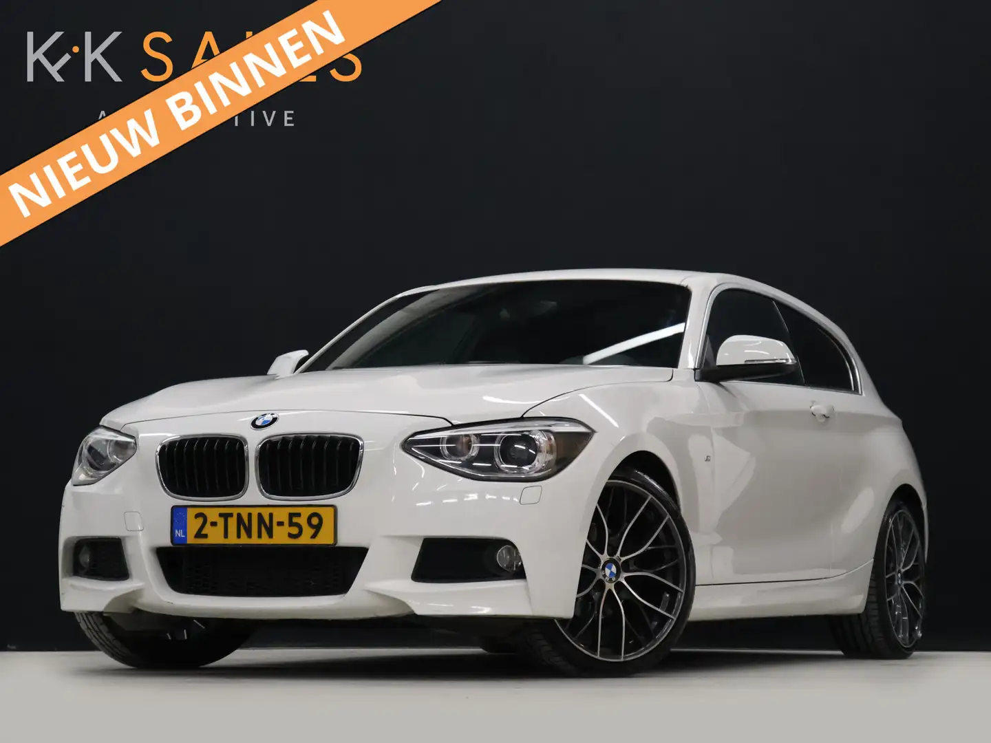 BMW 116 1-serie 116i M Sport AUT [SPORTSTUUR, SPORTSTOELEN Wit - 1