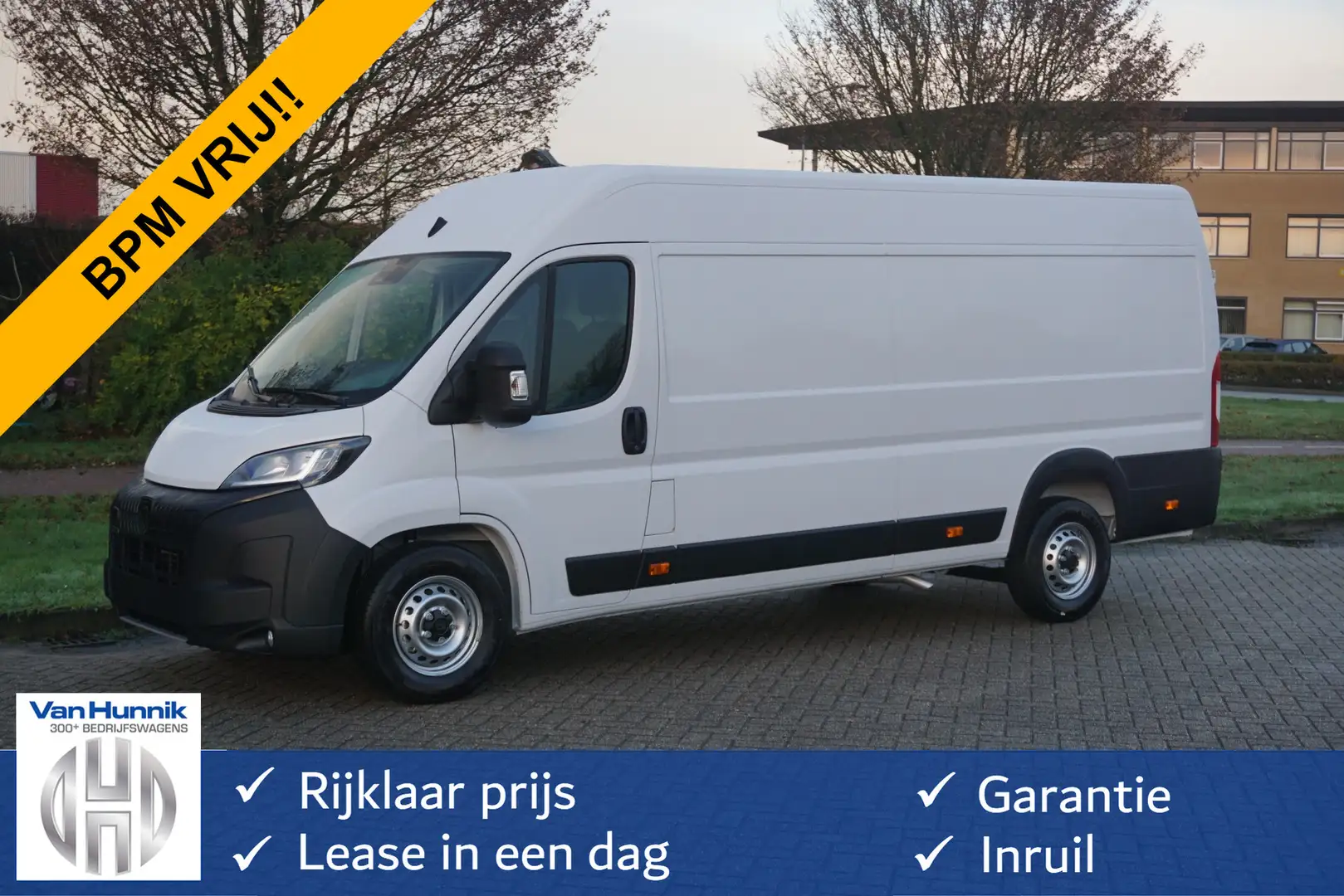 Peugeot Boxer Heavy 2.2HDI L4H2 180PK BPM VRIJ!! Cruise, Airco, Bianco - 1