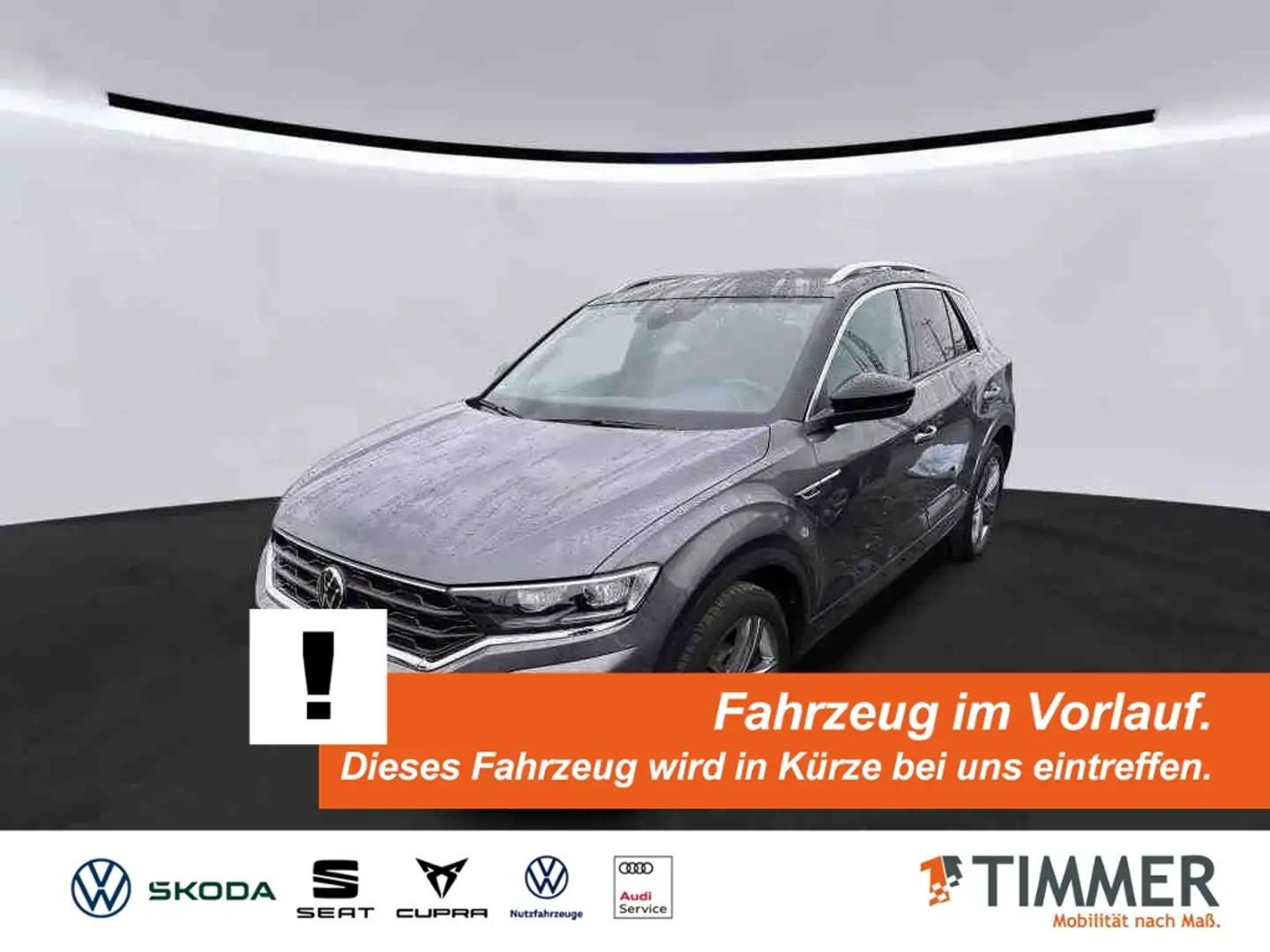 Volkswagen T-Roc 1.5 TSI DSG R-LINE *LED *AHK *VIRTUAL *ACC * Grau - 1