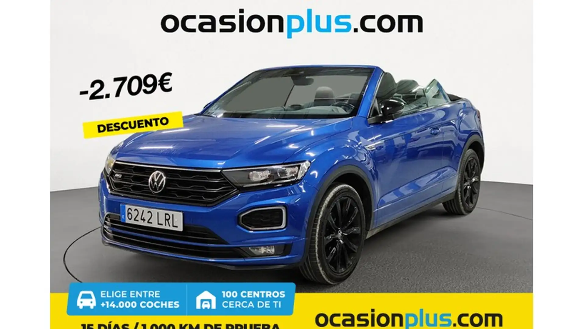 Volkswagen T-Roc Cabrio 1.5 TSI R-Line DSG7 Bleu - 1