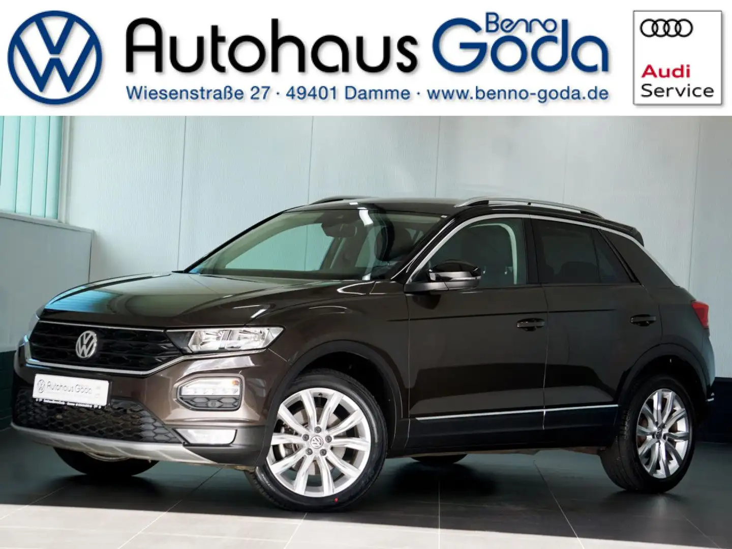 Volkswagen T-Roc Style 1.5 TSI 7-Gang DSG Bluetooth Navi Braun - 1