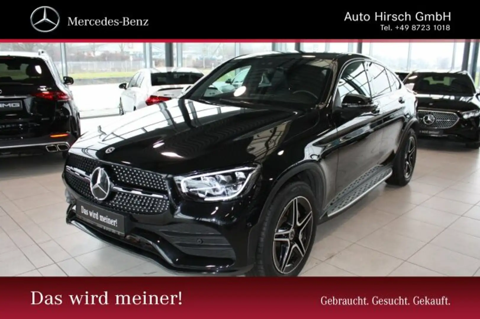 Mercedes-Benz GLC 300 GLC 300 4MATIC Coupé AMG+AHK+360°Kamera+NaviMBUX Schwarz - 1