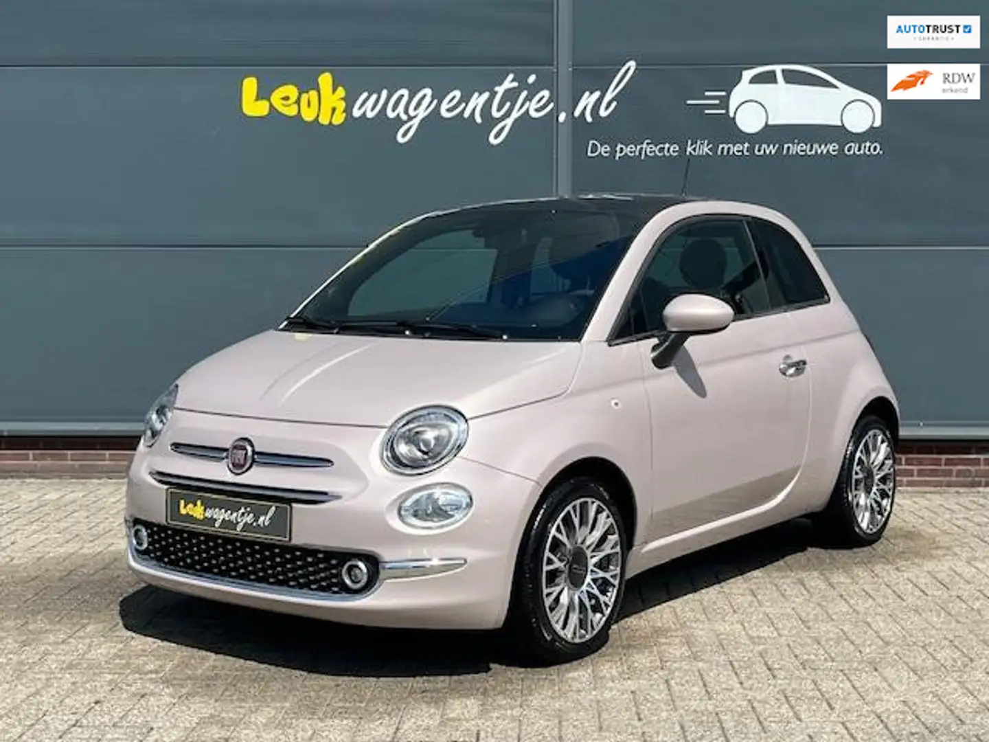 Fiat 500 1.2 Star *carplay *climate *cruise *16 inch *rosé - 1