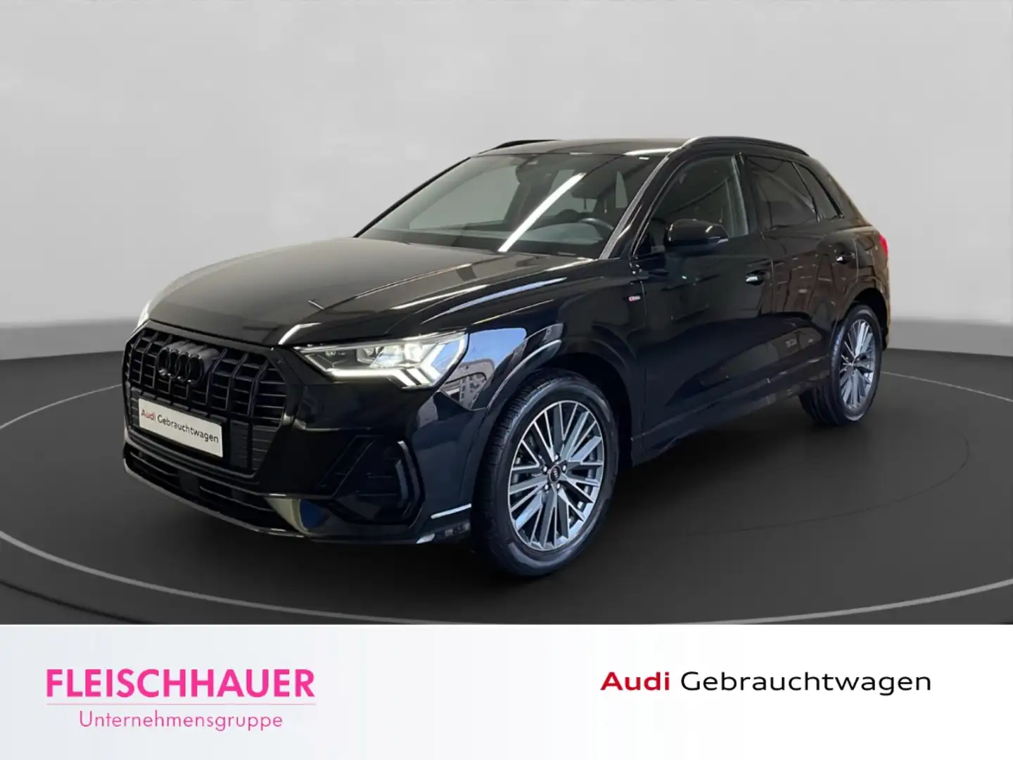 Audi Q3 35 TDi S line Navi Leder VC LED ACC El. Heckklappe Zwart - 1