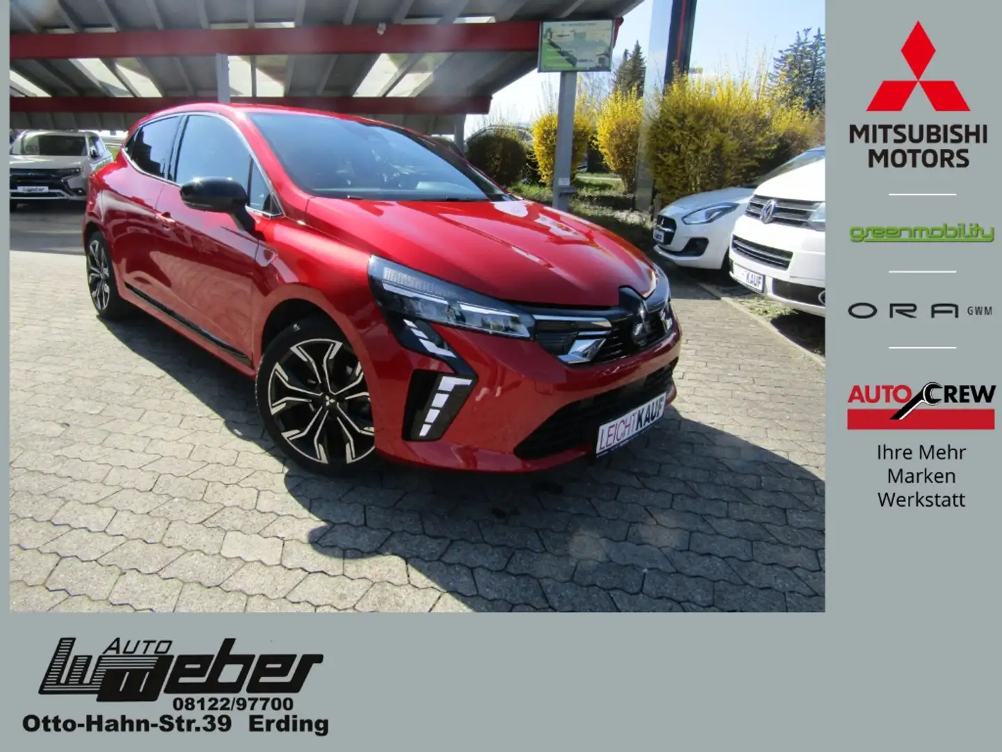 Mitsubishi Colt 1.0T Intro Edition NAVI LED SHZ GRA ACC FSE PDC Rosso - 1