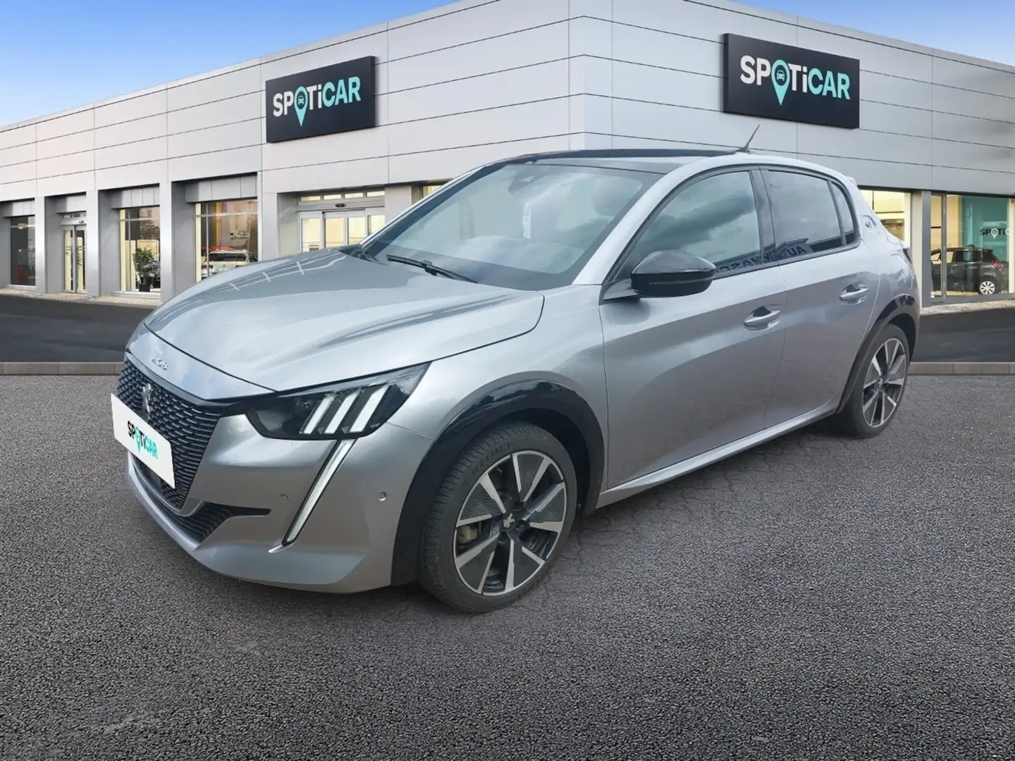 Peugeot e-208 GT 136 SOH 92% Silber - 1