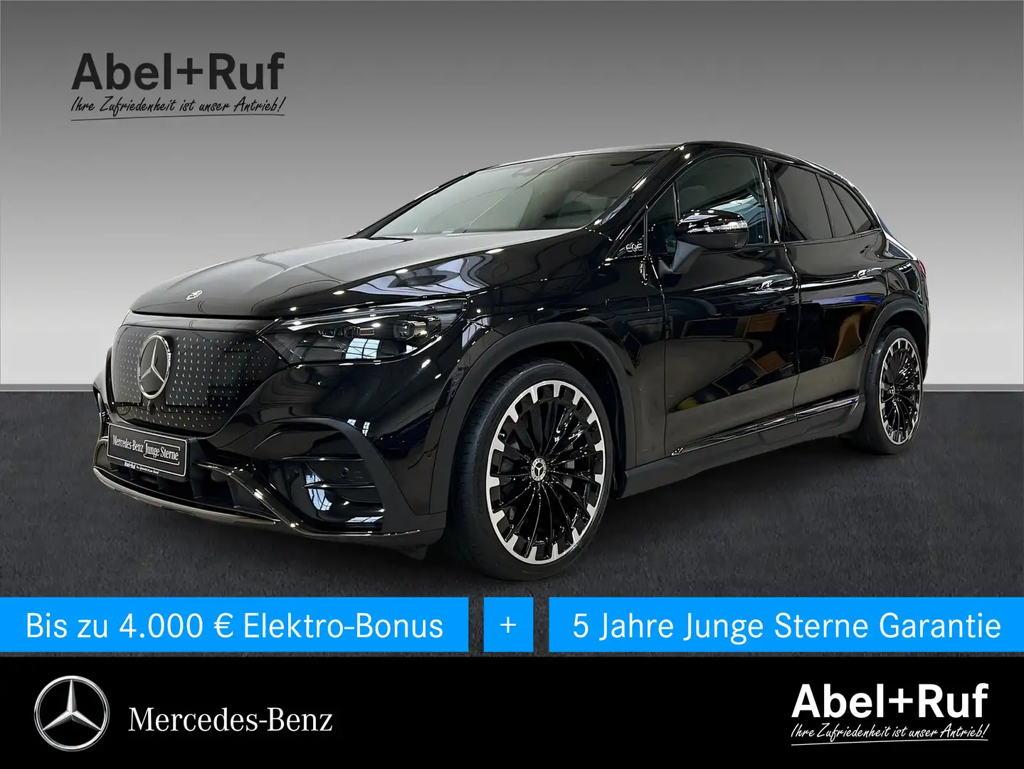 Mercedes-Benz EQE 350 4M SUV AMG+Pano+DISTRO+Burmeste+AHK+360° Schwarz - 1
