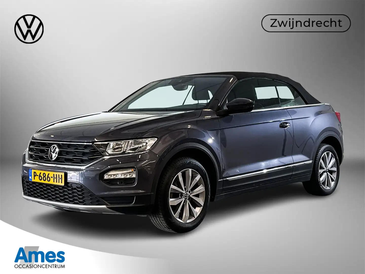 Volkswagen T-Roc Cabrio 1.0TSI 115pk Style | Navigatie | Stoelverwa Grijs - 1