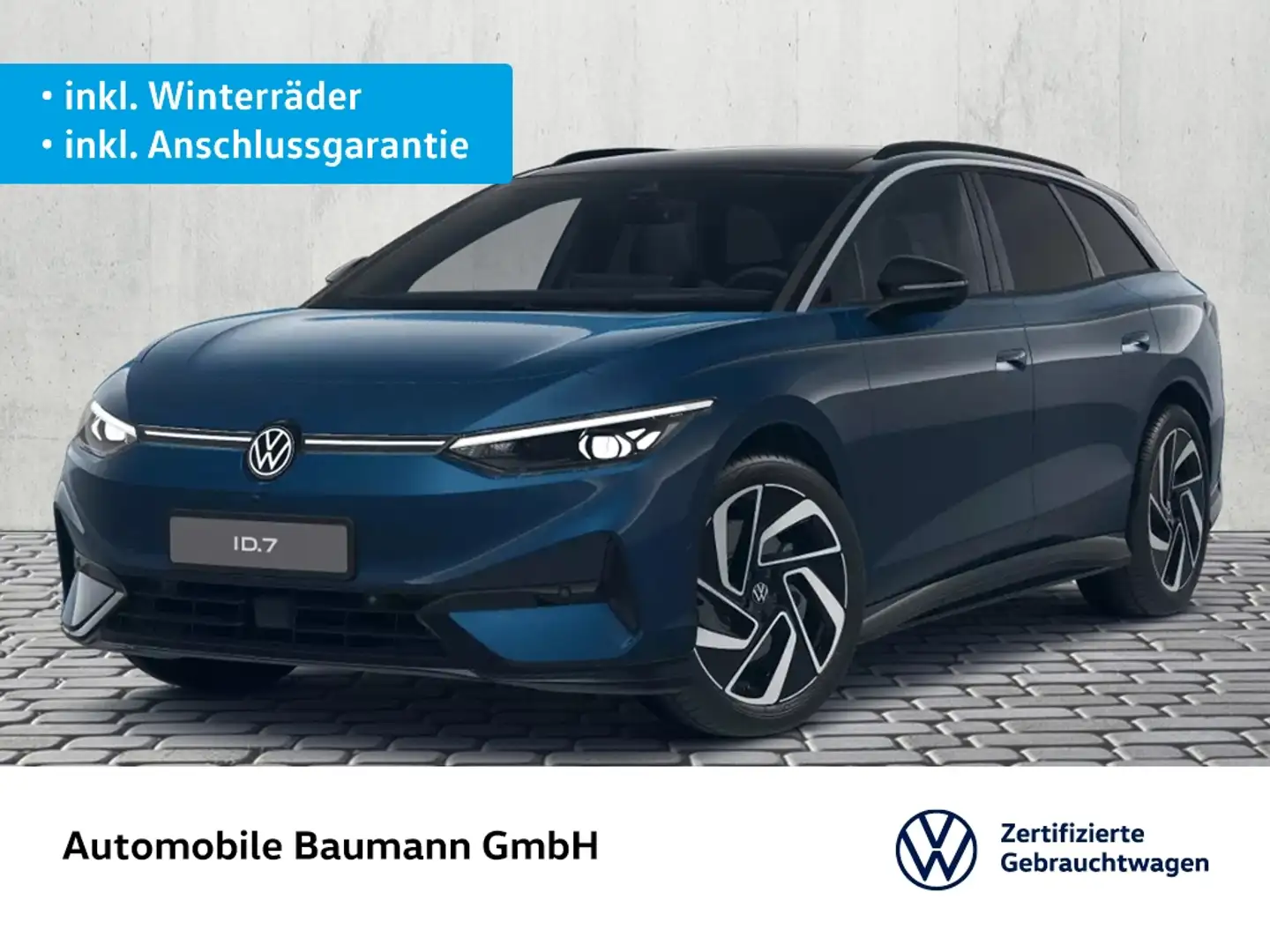 Volkswagen ID.7 Tourer Pro *AHK*MATRIX*PANO*DCC*WÄPU* Blau - 1