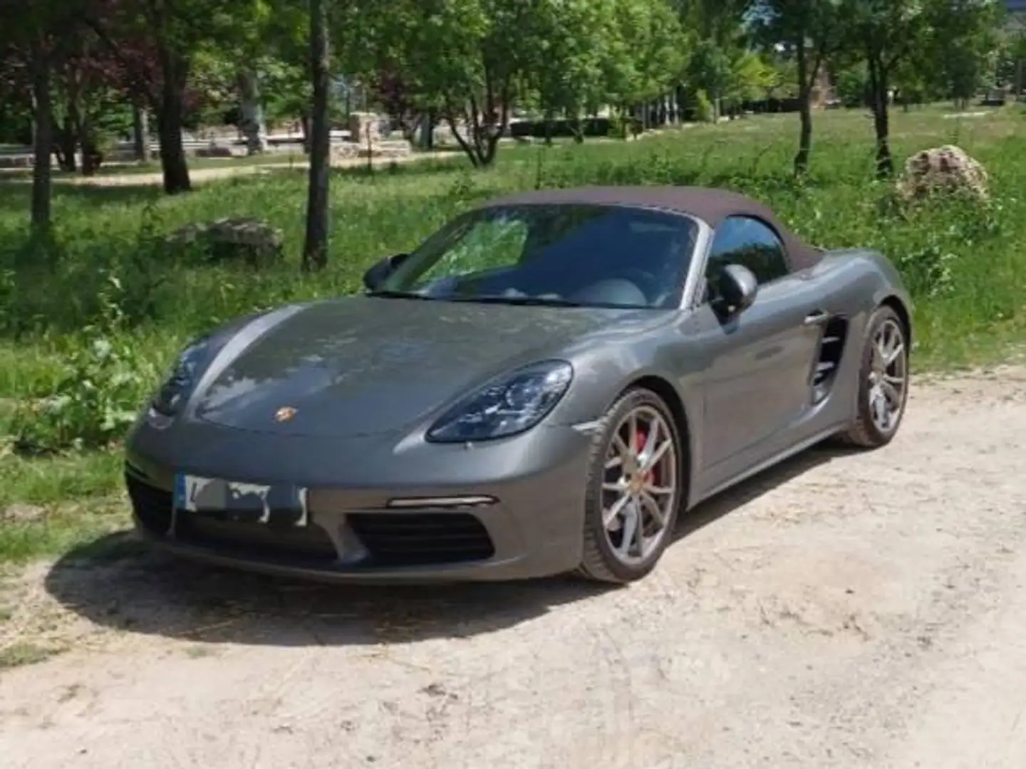 Porsche 718 Boxster S Gris - 2