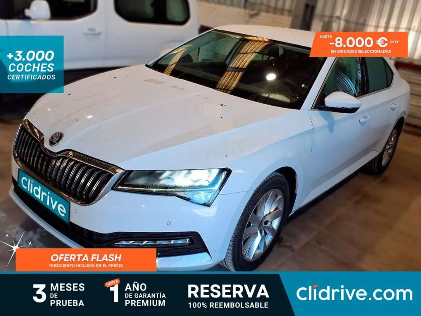 Skoda Superb 2.0TDI Active DSG 110kW Blanco - 1