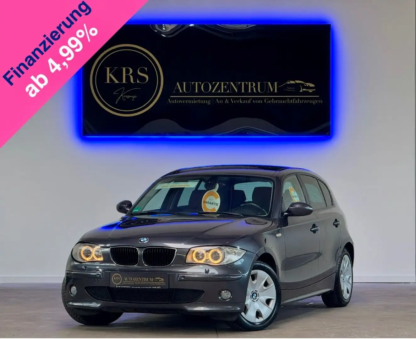 BMW 116 i Lim. *GARANTIE*4 TÜRIG*KLIMA*ANGEL-EYES* Gri - 1