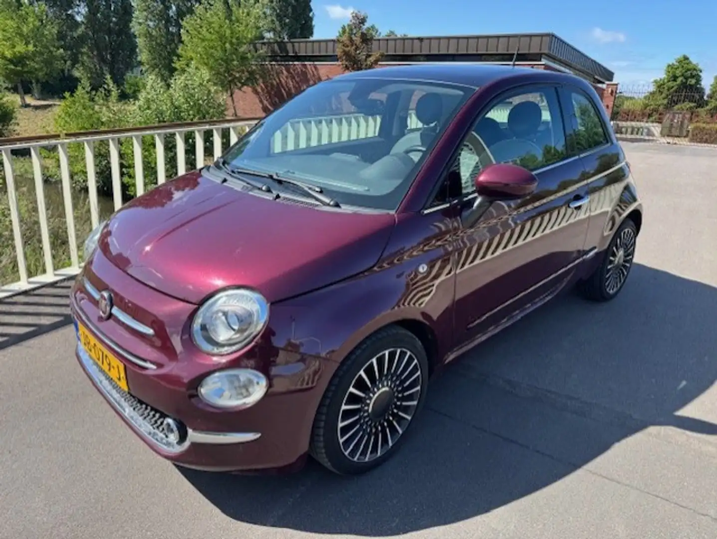 Fiat 500 0.9 TwinAir Turbo Lounge Rood - 1