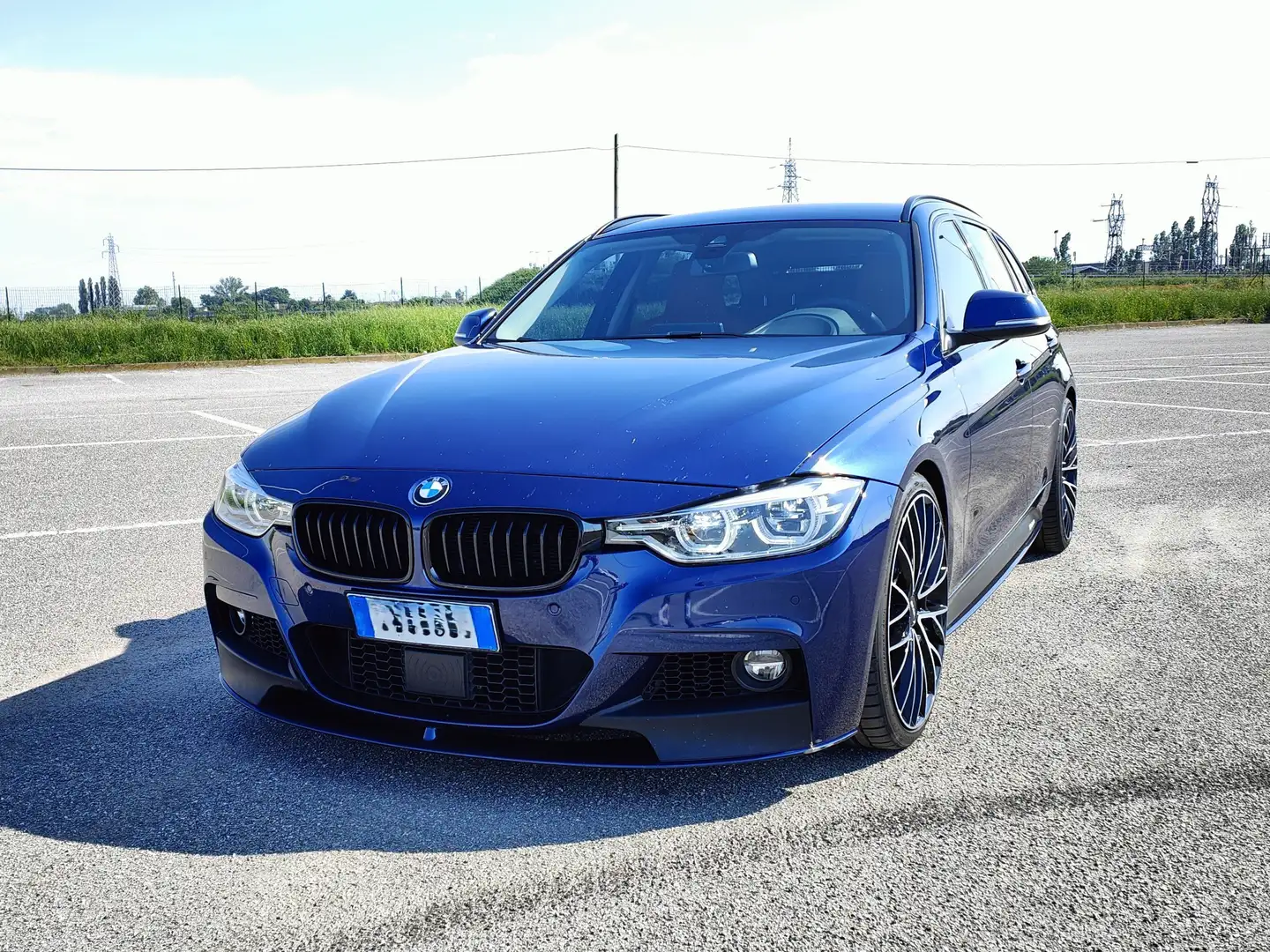 BMW 330 330dA Touring xdrive Msport BELLA E UNICA Bleu - 1