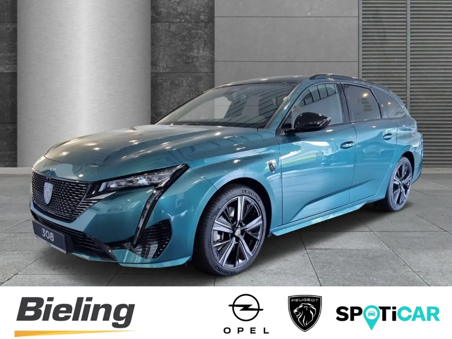 Peugeot 308 SW GT Plug-In Hybrid 180 e-EAT8 Vollausstattung Blau - 1