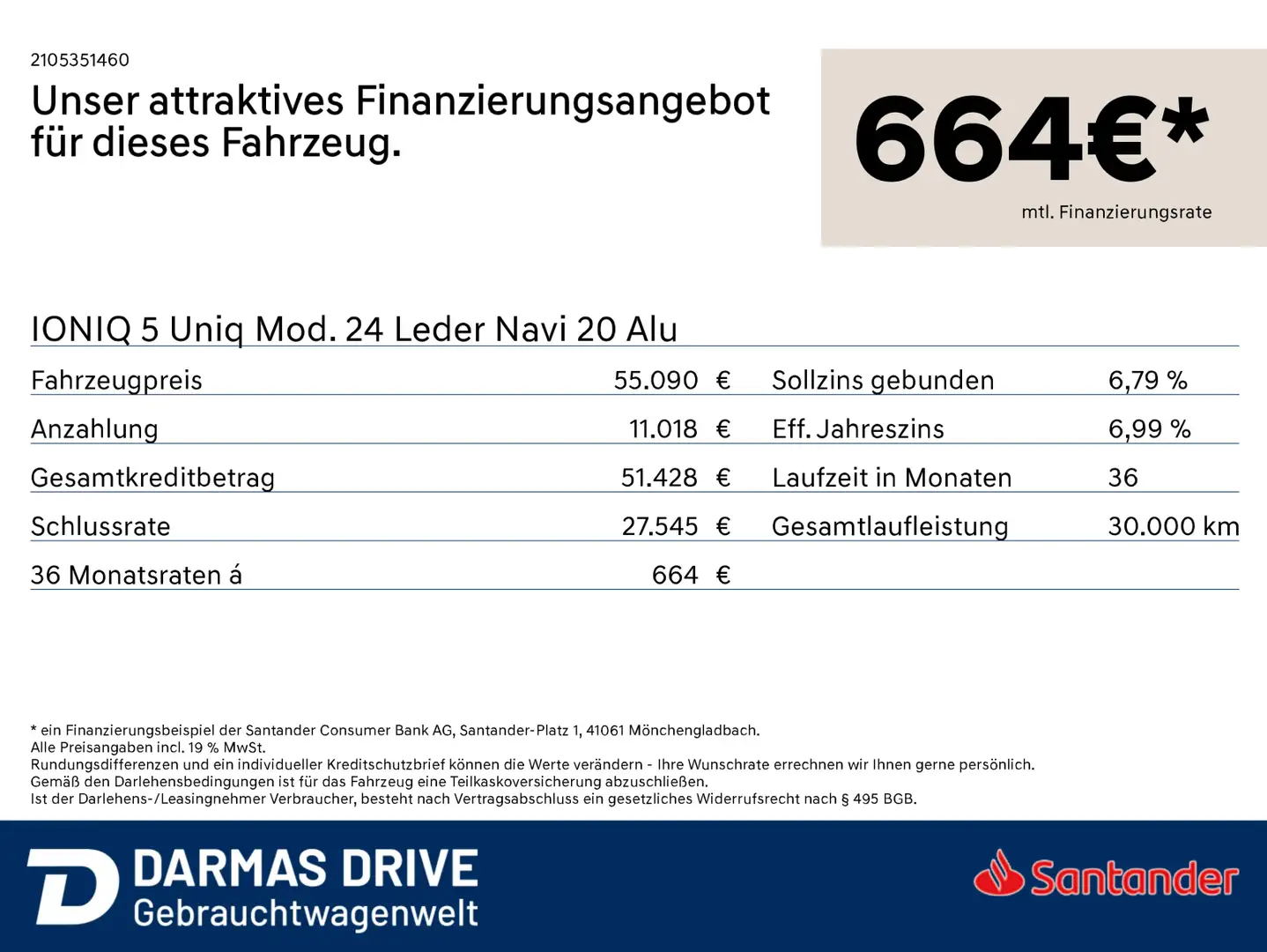 Hyundai IONIQ 5 IONIQ 5 Uniq Mod. 24 Leder Navi 20 Alu Or - 2