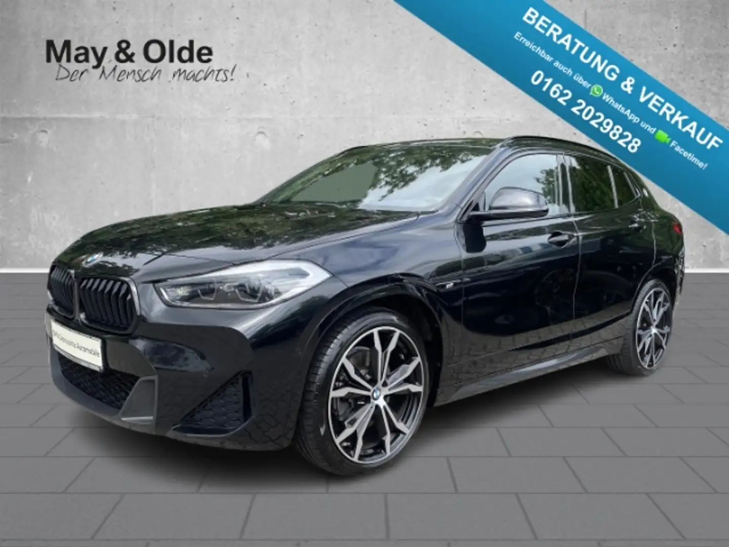 BMW X2 sDrive20i M-Sport HUD AHK Navi LED El. Heckklappe Zwart - 1