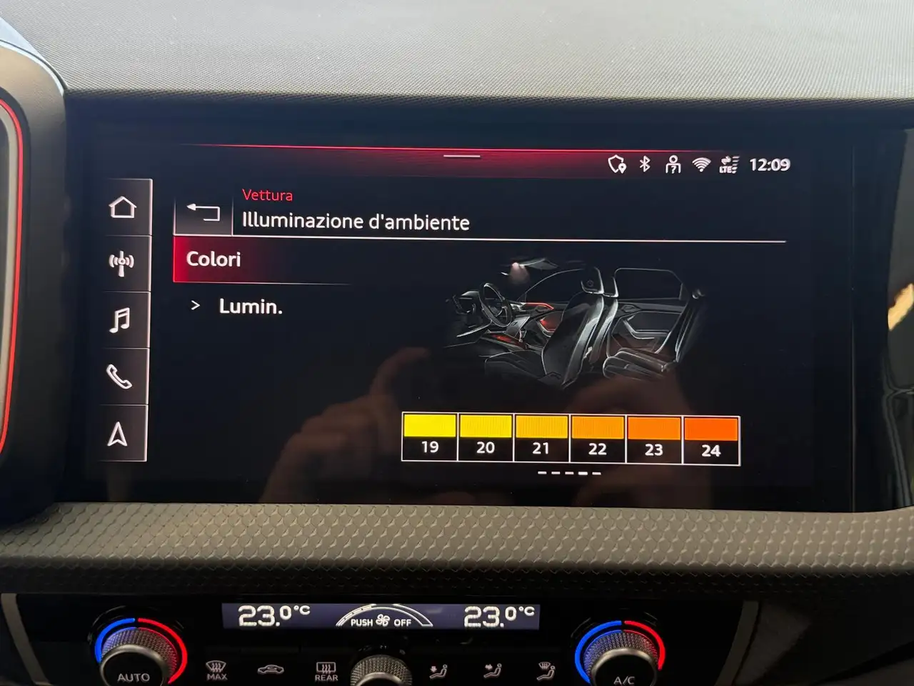 Audi A1 Sportback 30 tfsi Identity Black 116cv s-tronic, миниатюра 23