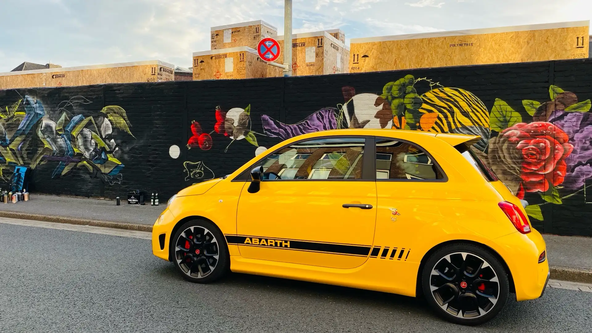 Abarth 500 595 Competizione G-Tech Monza Beats Sabelt Yellow - 2