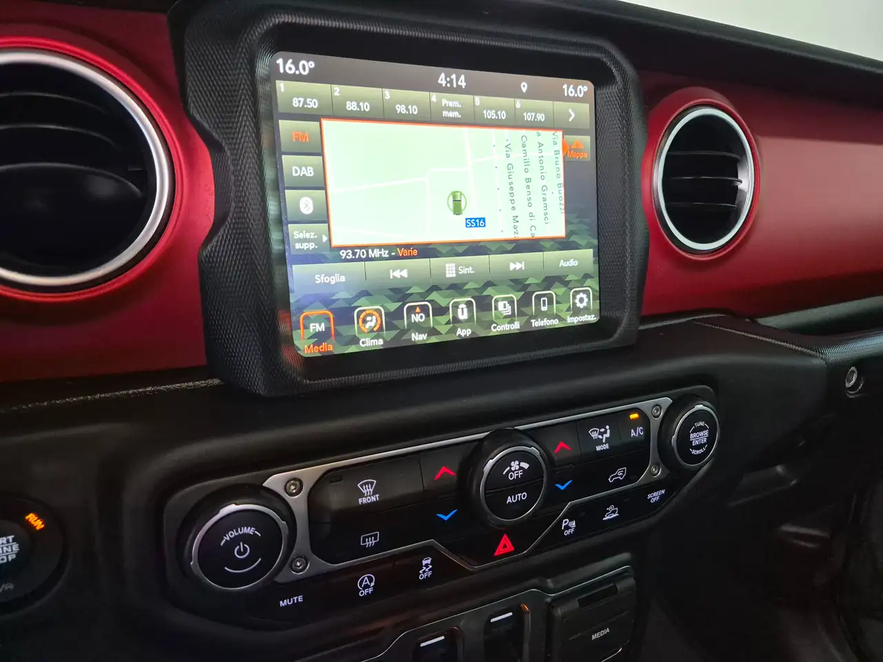 Jeep Wrangler RUBICON 2.0 TURBO BENZINA 4WD 3 PORTE AUTOMATICA TETTO APRIBILE 1 PROPRIETARIO, миниатюра 11