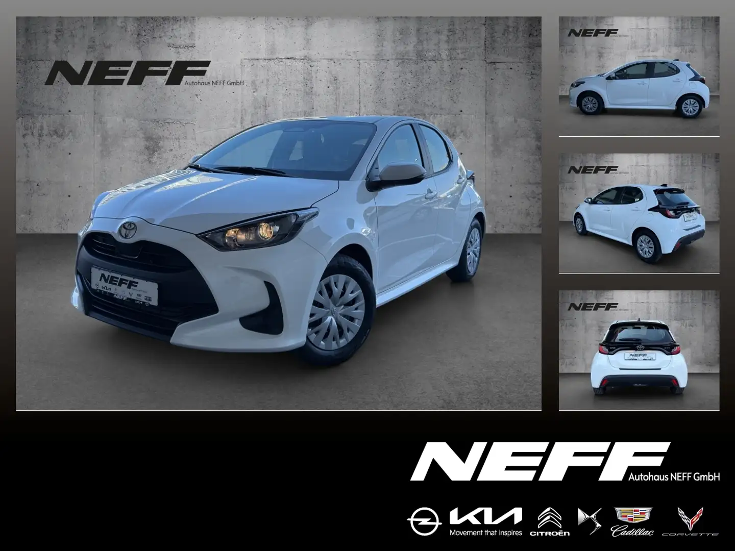 Toyota Yaris 1.5 Comfort FLA SpurH KlimaA ACC KAM Weiß - 1