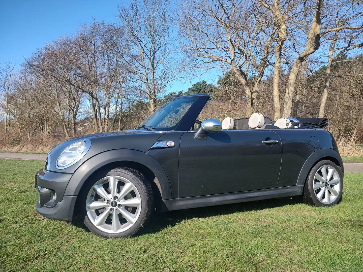 MINI Cooper S Cabrio 1.6 Chili Grijs - 1