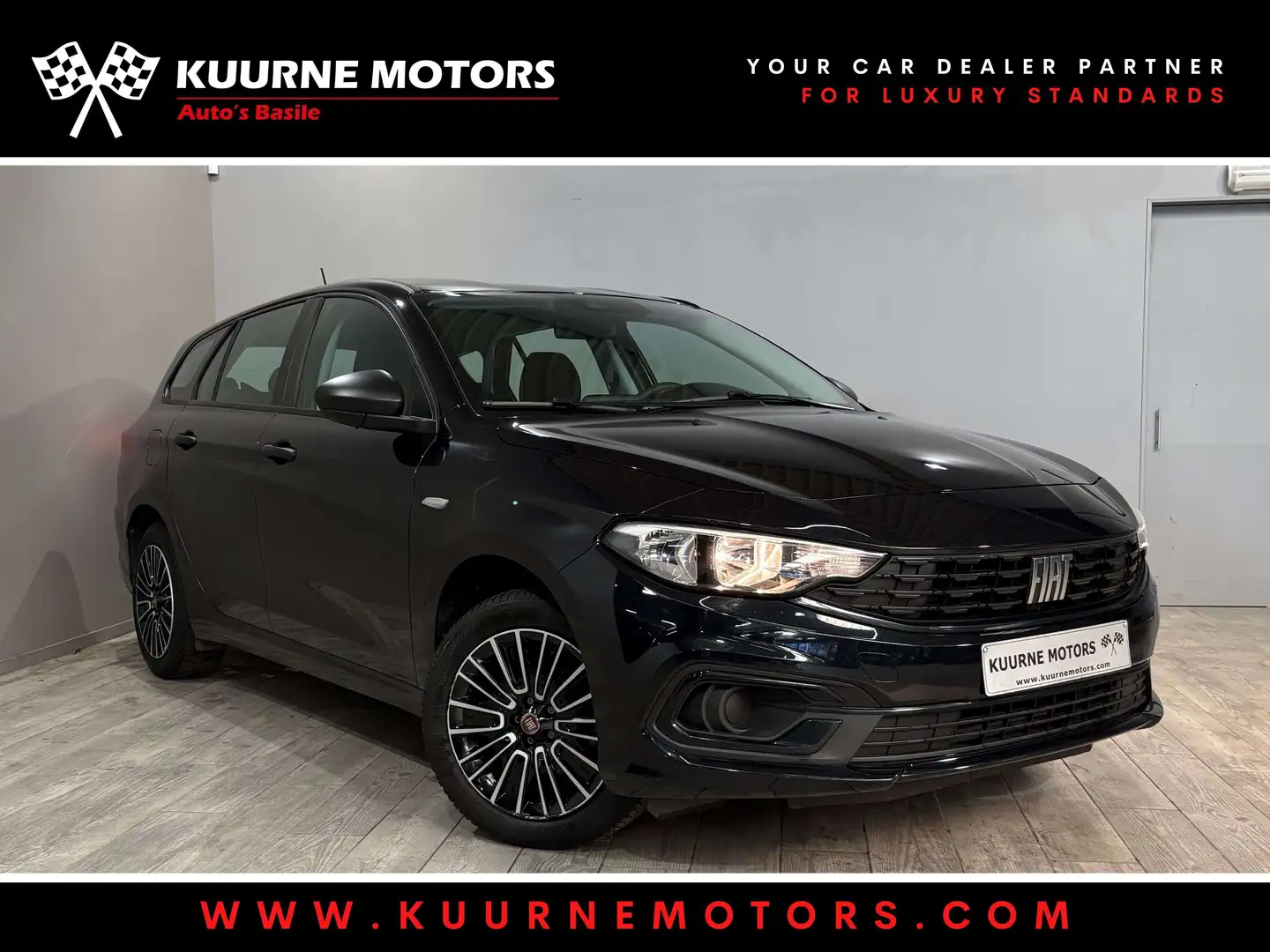 Fiat Tipo SW 1.0T Gps/Dab/Airco/Cruise/Pdc/Bt *1j garantie* Noir - 1