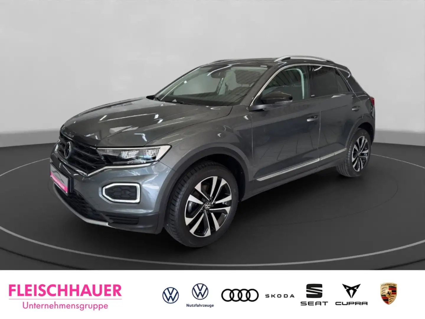 Volkswagen T-Roc United 1.5 TSI Gris - 1