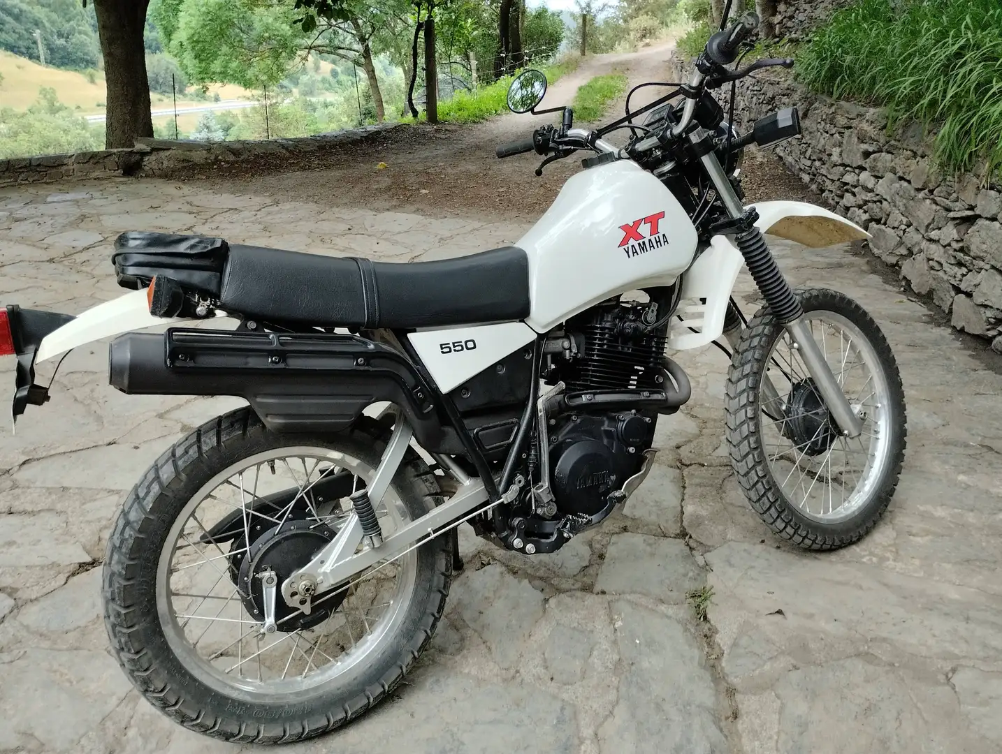 Yamaha XT 550 Blanco - 2