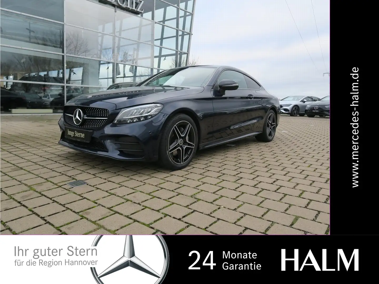 Mercedes-Benz C 180 AMG-Line Night-Paket Kamera LED CarPlay Bleu - 1