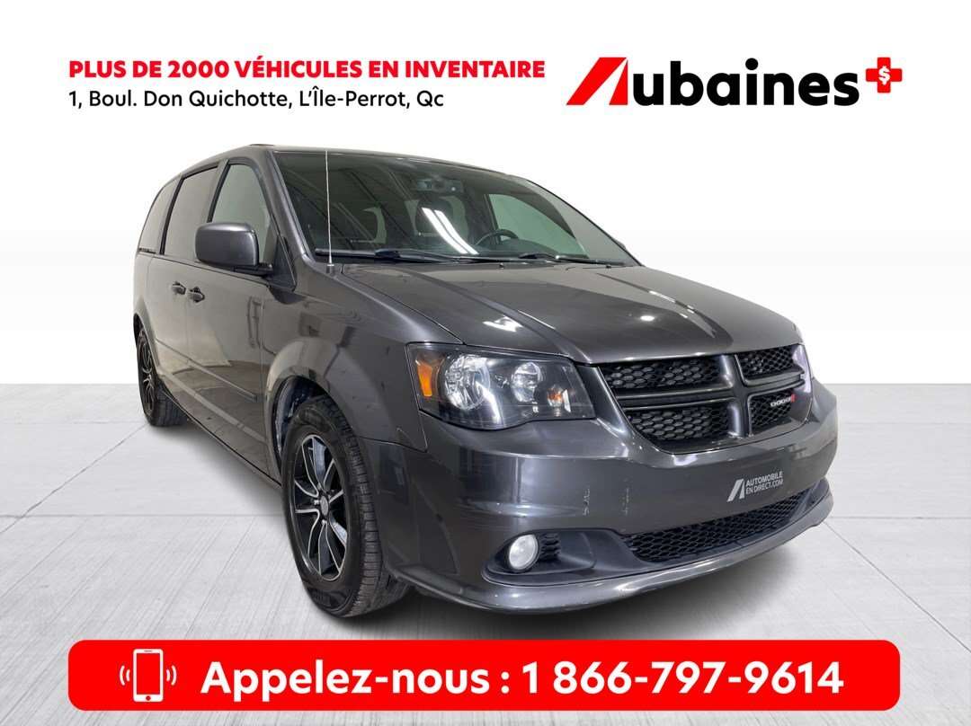 2017 Dodge Grand Caravan GT 7 Places Cuir Sièges Chauffants Caméra